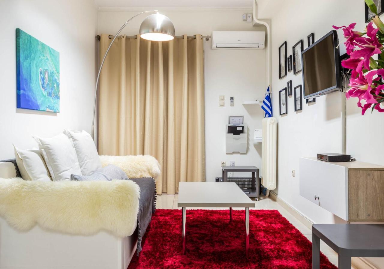 Adorable Flat For 4 Ppl In Kolonaki Apartment Athens Luaran gambar